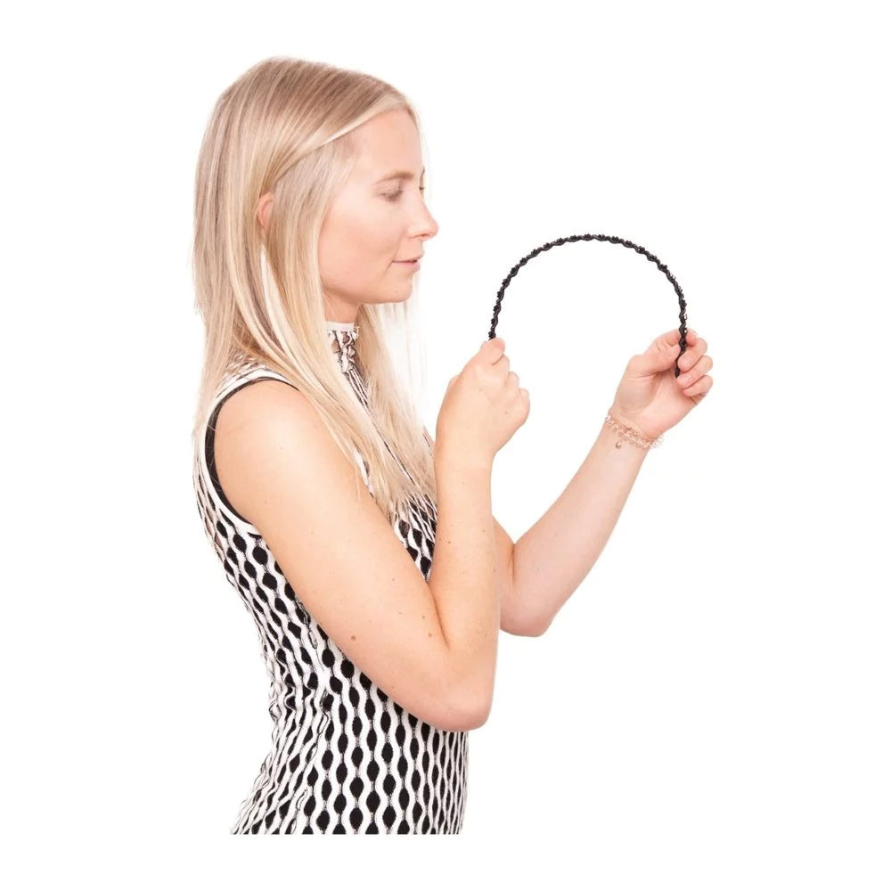 Invisibobble Hairhalo True Dark Sparkle, Στέκα Μαλλιών,1τμχ Invisibobble Hairhalo True Dark Sparkle, Στέκα Μαλλιών,1τμχ