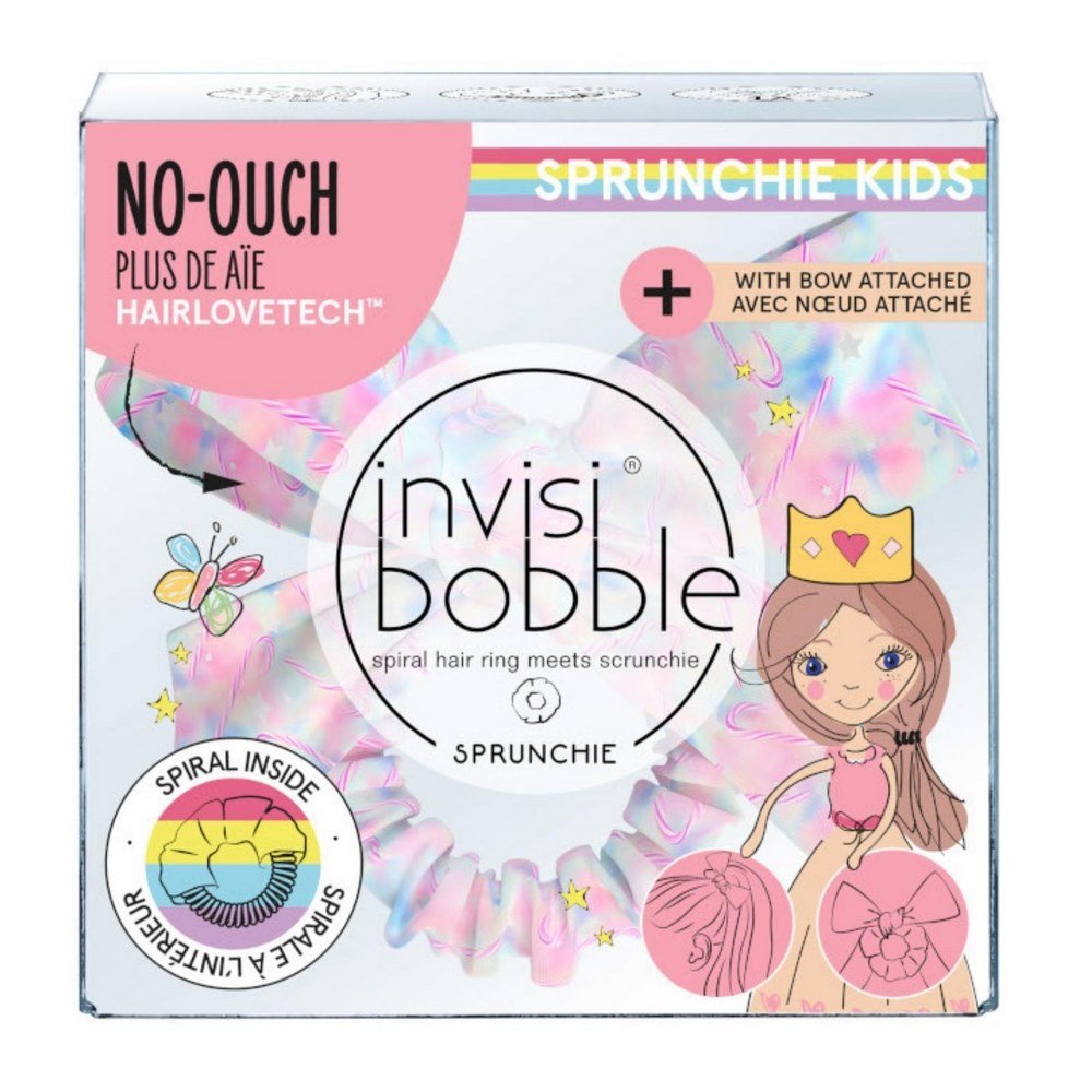 Invisibobble Kids Slim Sprunchie Sweets for my Sweet, Παιδικό Λαστιχάκι με Φιόγκο, 1 τμχ