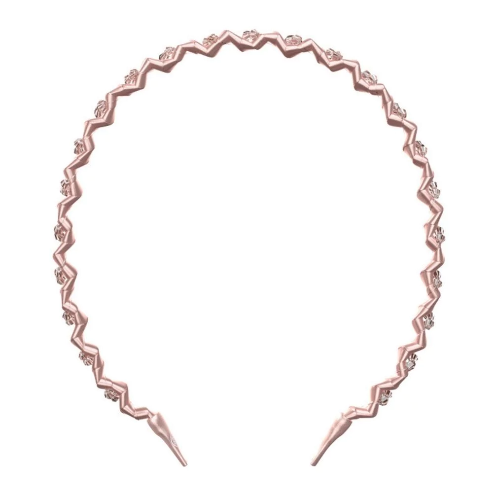 Invisibobble Hairhalo Pink Sparkle Στέκα Μαλλιών, 1τμχ