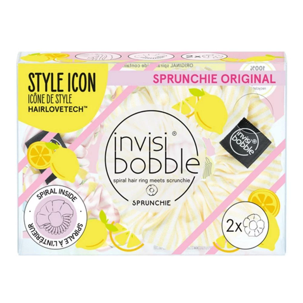 Invisibobble Spungie Duo Fruit Fiesta Simply The Zest Σετ Λάστιχα Μαλλιών, 2τμχ Invisibobble Spungie Duo Fruit Fiesta Simply The Zest Σετ Λάστιχα Μαλλιών, 2τμχ