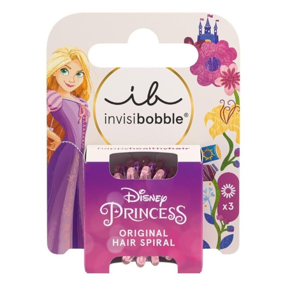 Invisibobble Original Hair Spiral Disney Princess Rapunzel, 3 τεμάχια