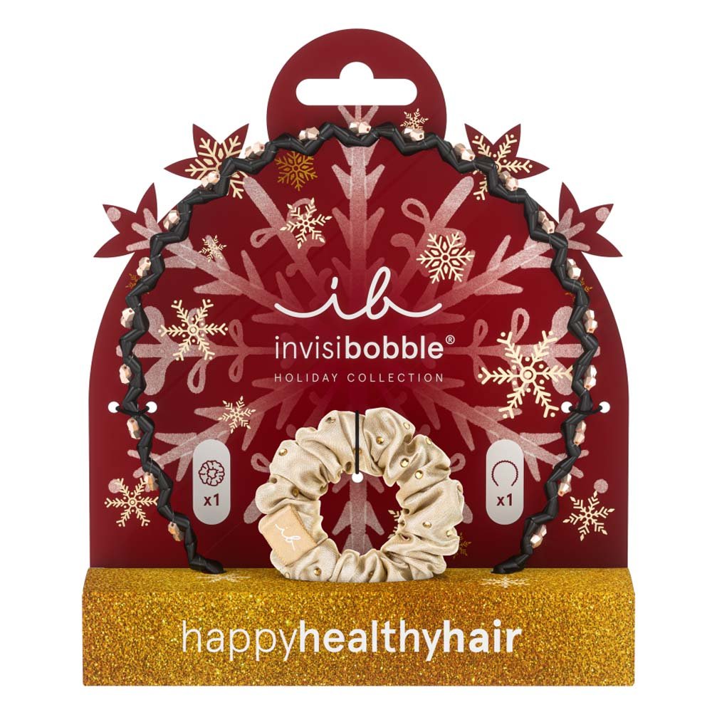 Invisibobble Scrunchy Μαλλιών & Hairhalo Στέκα Μαλλιών Winterful Life, 2τμχ