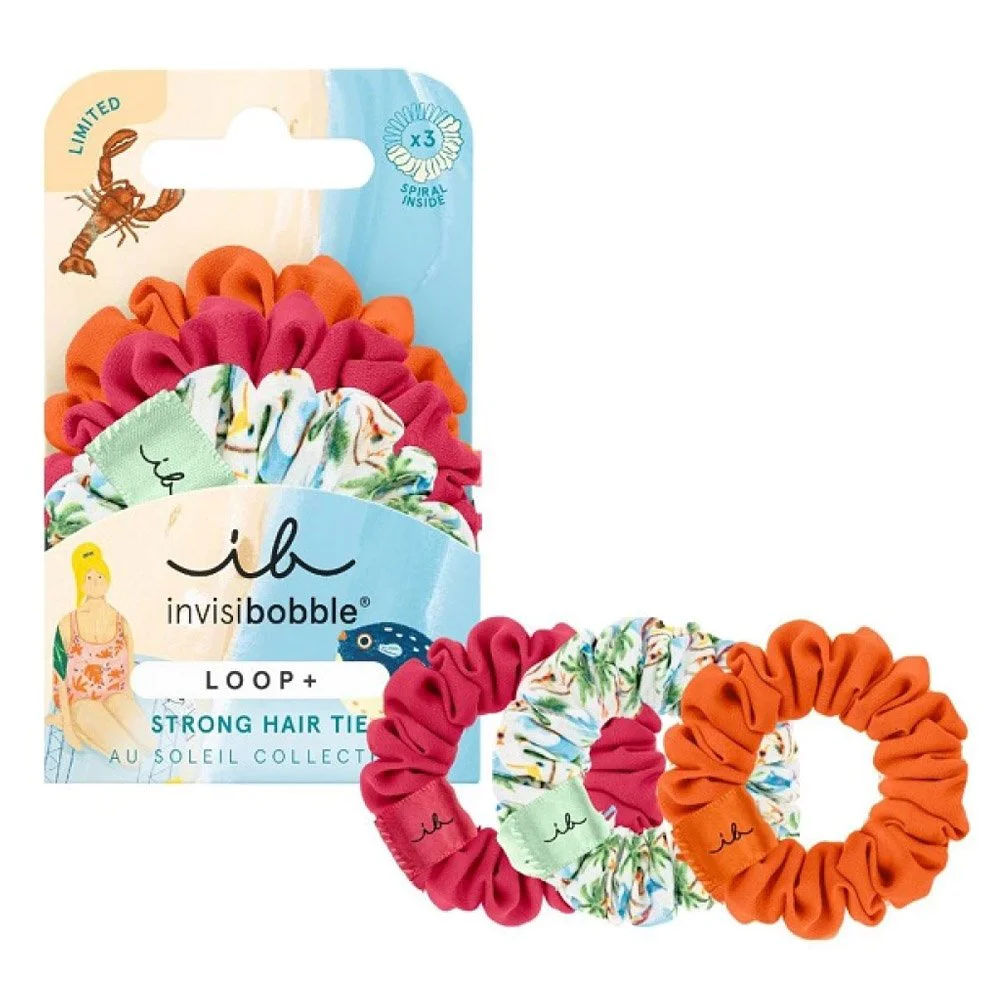 Invisibobble Loop+ Au Soleil Beachy Bliss Λαστιχάκια Μαλλιών, 3τμχ Invisibobble Loop+ Au Soleil Beachy Bliss Λαστιχάκια Μαλλιών, 3τμχ
