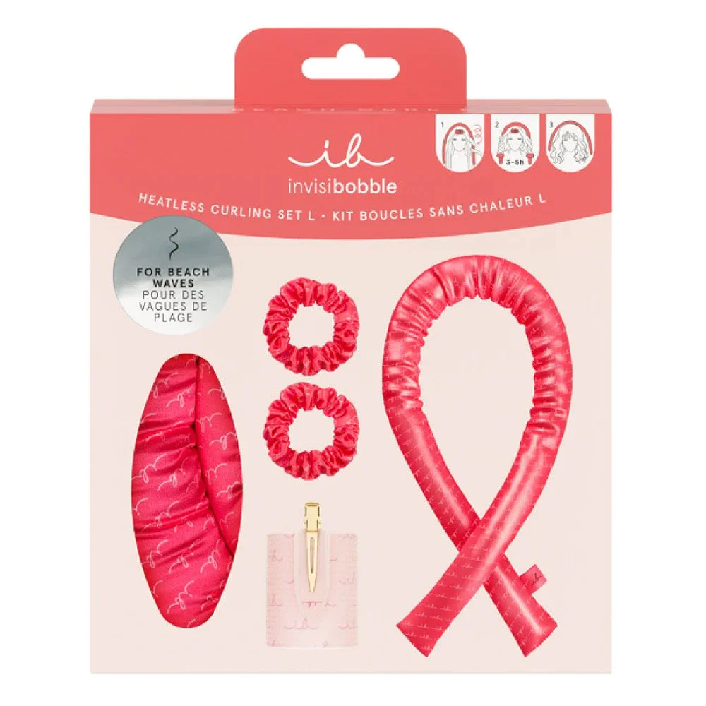 Invisibobble Gift SetBeach Curl L Κιτ για Μπούκλες χωρίς τη Χρήση Θερμότητας, 1σετ Invisibobble Gift SetBeach Curl L Κιτ για Μπούκλες χωρίς τη Χρήση Θερμότητας, 1σετ