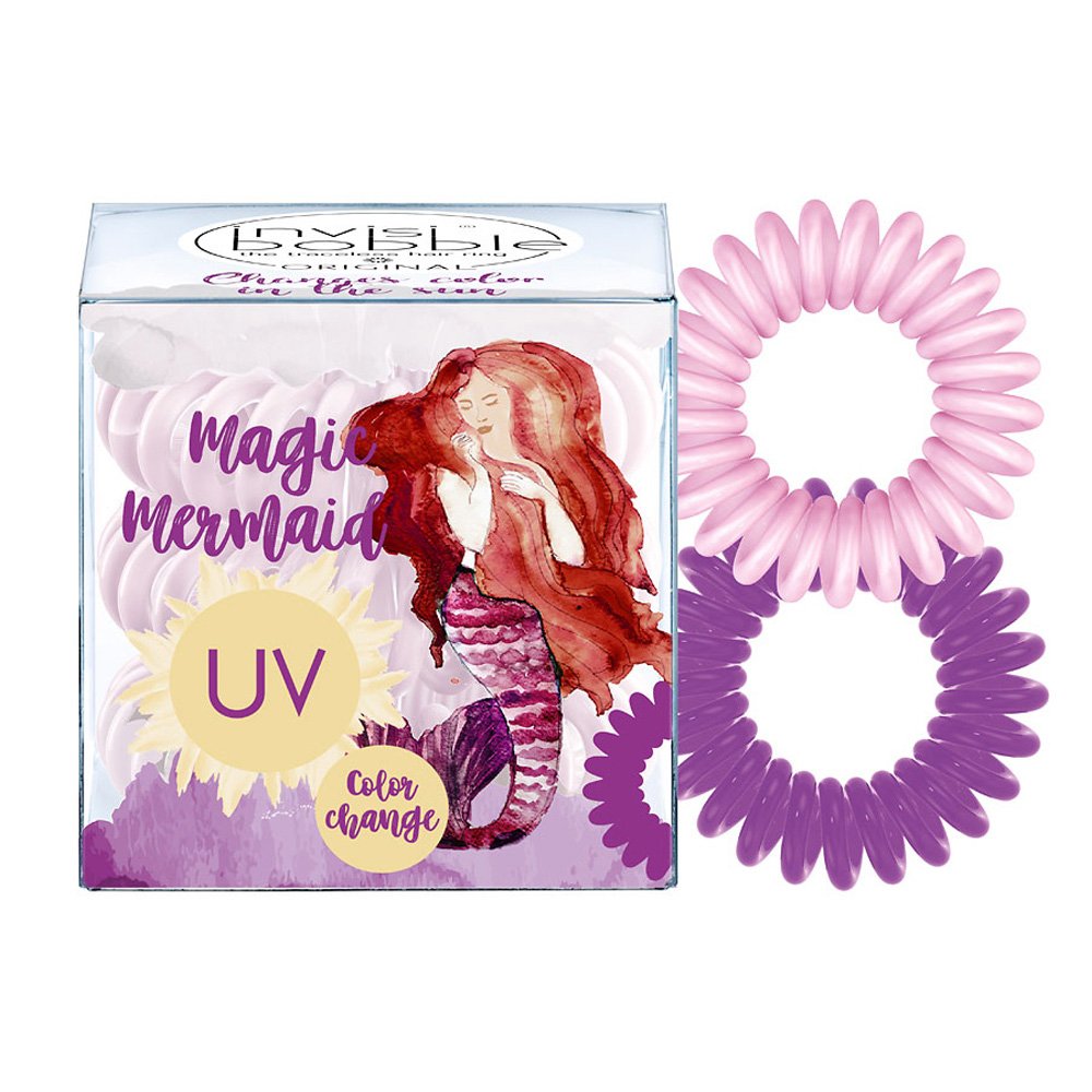 Invisibobble Magic Mermaid Invisibobble® Hair Tie in Coral Cha Cha, 3 τμχ