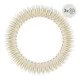 Invisibobble Slim Stay Gold Λαστιχάκια Μαλλιών, 3 τμχ