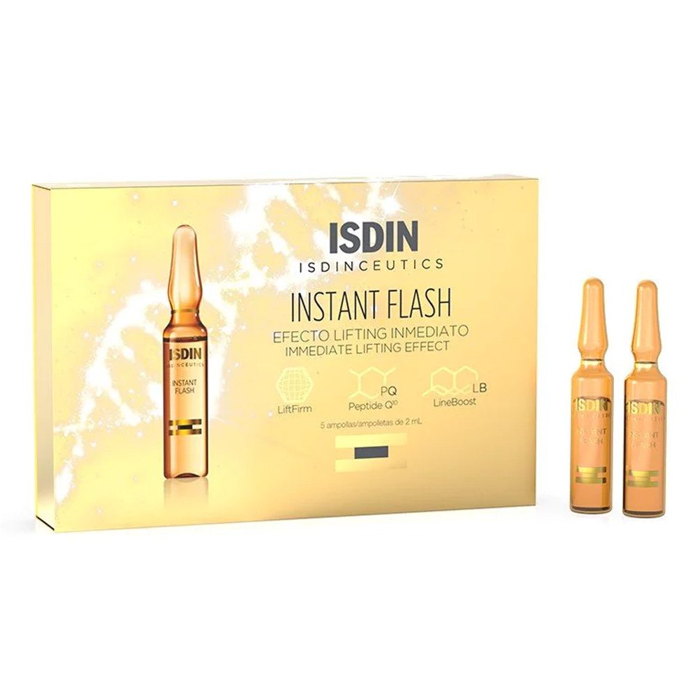 Isdin Instant Flash Αμπούλες Προσώπου για Άμεσο Εφέ Lifting, 10ml