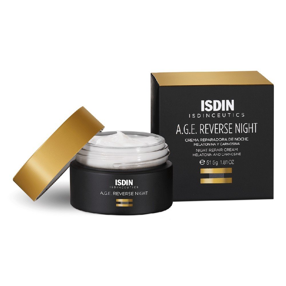 Isdin AGE Reverse Night Night Repair Cream Κρέμα Προσώπου Νύχτας για Επιδιόρθωση με Μελατονίνη, 50ml