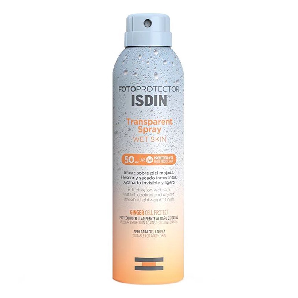 Isdin Fotoprotector Transparent Spray Wet Skin SPF50 Αντηλιακό Σπρέι Σώματος, 250ml