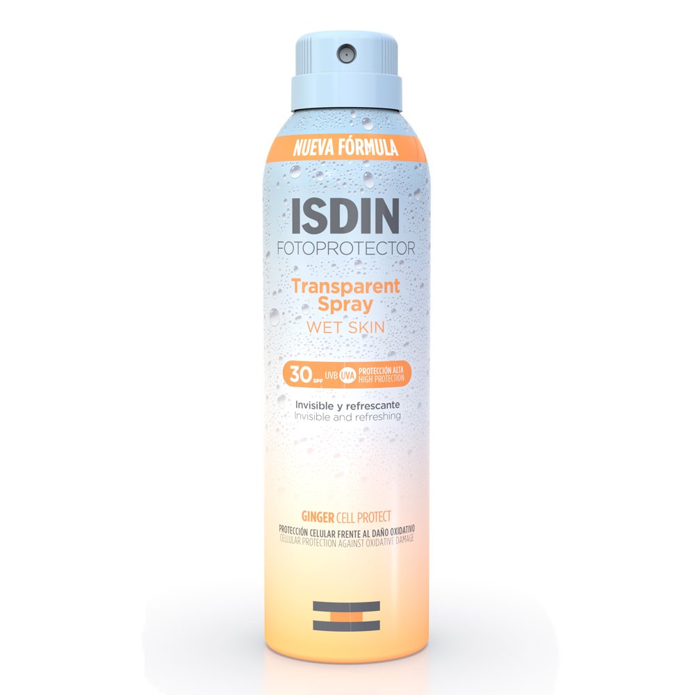 Isdin Fotoprotector Transparent Spray Wet Skin SPF30 Αντηλιακό Σπρέι Σώματος, 250ml
