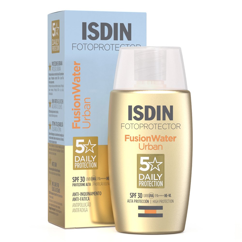 Isdin Fotoprotector Fusion Water Urban Ανάλαφρης Υφής Αντηλιακό Προσώπου για Εξωτερικές Δραστηριότητες SPF 30+, 50ml