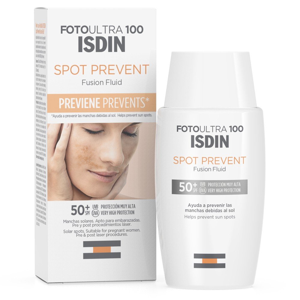  ISDIN Spot Prevent Fusion Fluid Αντηλιακό Προσώπου SPF50+, 50ml