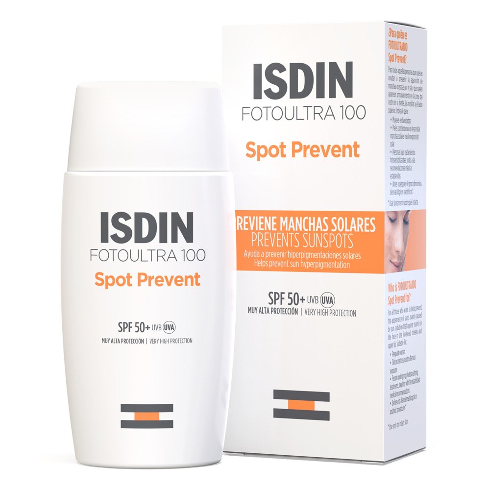  Isdin Spot Prevent Fusion Fluid Αντηλιακό Προσώπου SPF50+, 50ml
