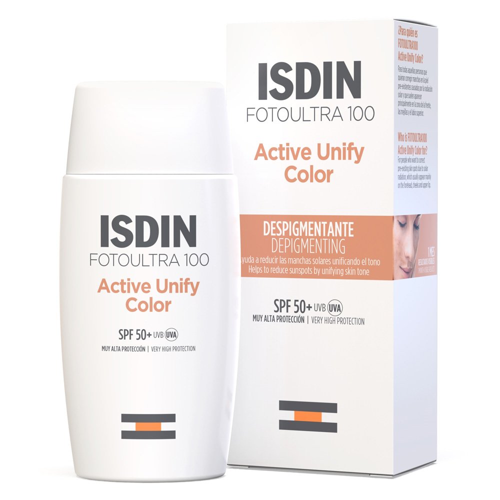 Isdin Fotoultra 100 Active Unify Color Αντιηλιακό Προσώπου με Χρώμα SPF 50+, 50 ml