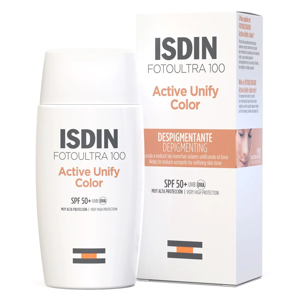 Isdin Fotoultra 100 Active Unify Color Αντιηλιακό Προσώπου με Χρώμα SPF 50+, 50 ml Isdin Fotoultra 100 Active Unify Color Αντιηλιακό Προσώπου με Χρώμα SPF 50+, 50 ml