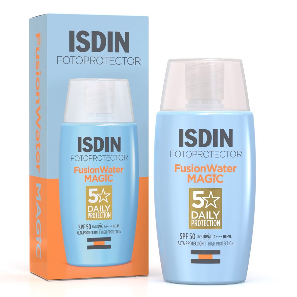 Isdin Fotoprotector Fusion Water SPF 50+ Ανάλαφρης Υφής Αντηλιακό Προσώπου για Εξωτερικές Δραστηριότητες, 50ml