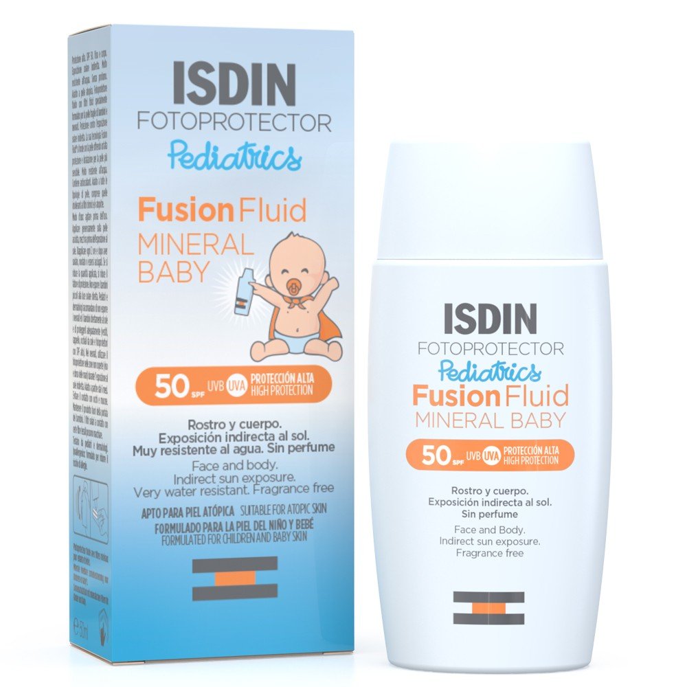  Isdin Pediatrics Mineral Baby Βρεφικό Αντηλιακό SPF50+, 50ml