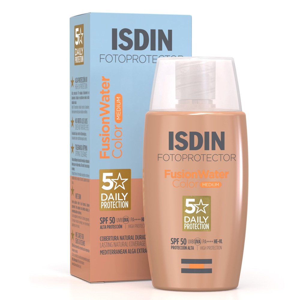 Isdin Fotoprotector Fusion Water Color Αντηλιακό Προσώπου με Χρώμα SPF50+, 50ml