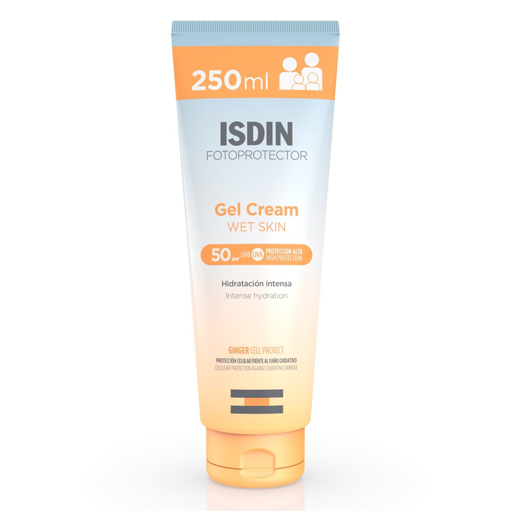 Isdin Fotoprotector Gel Cream SPF50+ Αντηλιακή Κρέμα Σε Μορφή Τζελ Για Το Σώμα για Όλη την Οικογένεια, 250ml