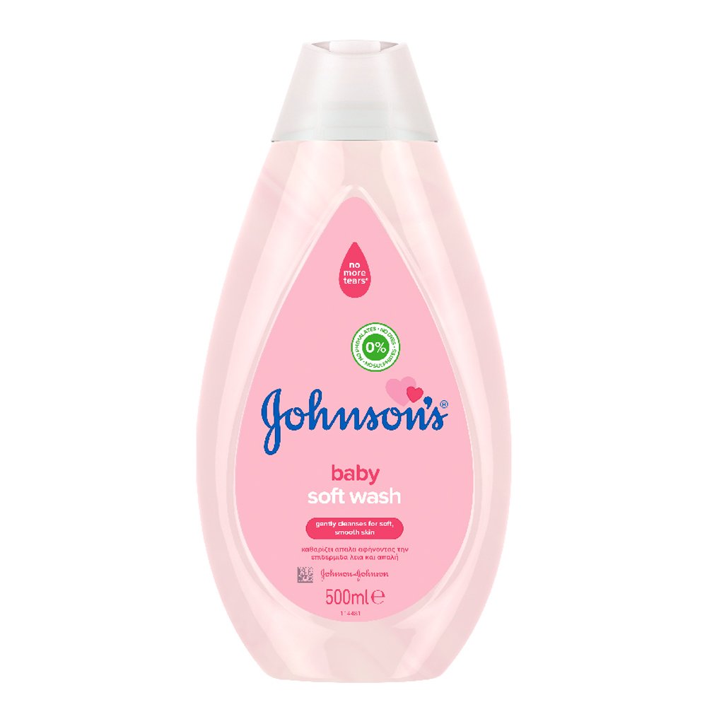 Johnson's Baby Soft Pink Wash Παιδικό Αφρόλουτρο, 500ml