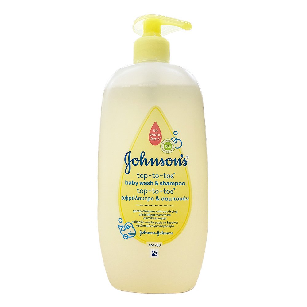 Johnson's Baby Top-To-Toe Body Wash & Shampoo Παιδικό Σαμπουάν & Αφρόλουτρο, 500 ml