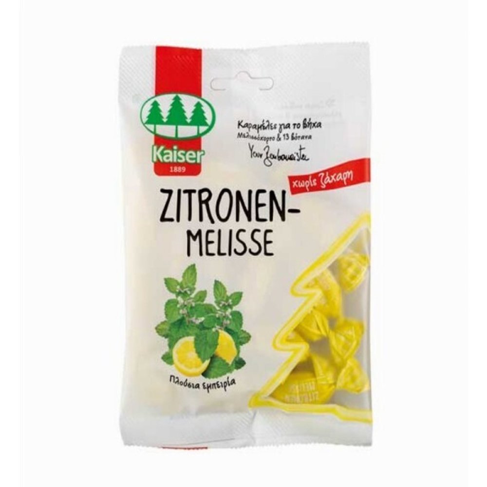 Kaiser Zitronenmelisse Καραμέλες με Μελισσόχορτο & 13 Βότανα, 75gr