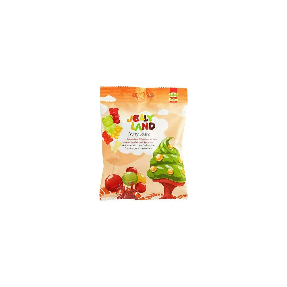 Kaiser 1889 Ζελεδάκια Jelly Land με Γεύση Λεμόνι / Passionfruit / Πορτοκάλι / Βατόμουρο / Ανανάς / Κεράσι 100gr Kaiser 1889 Ζελεδάκια Jelly Land με Γεύση Λεμόνι / Passionfruit / Πορτοκάλι / Βατόμουρο / Ανανάς / Κεράσι 100gr