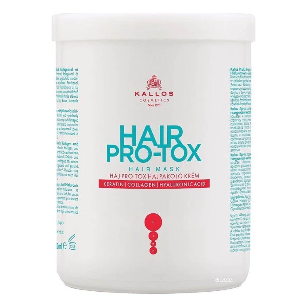 Kallos Hair Pro Tox Mask 1000ml Kallos Hair Pro Tox Mask 1000ml