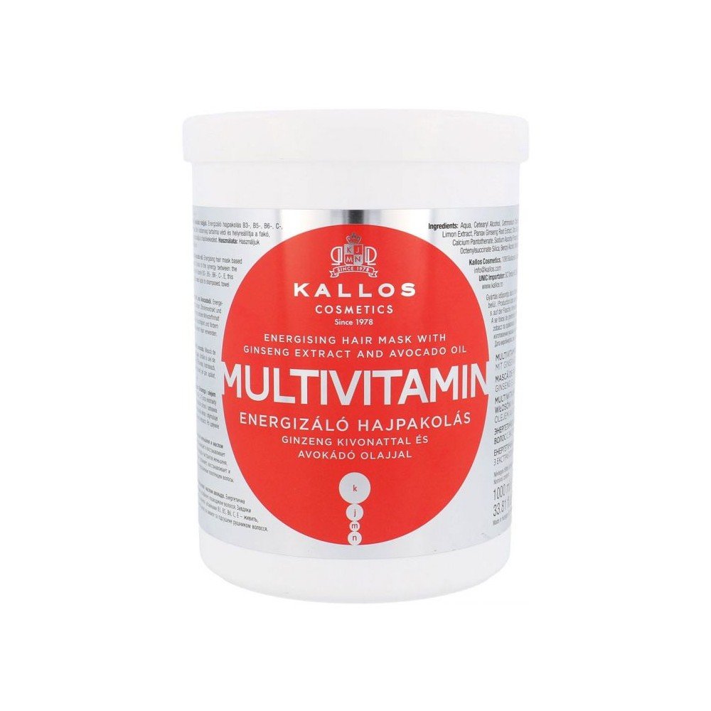 Kallos Cosmetics Multivitamin μάσκα μαλλιών 1000 ml για γυναίκες