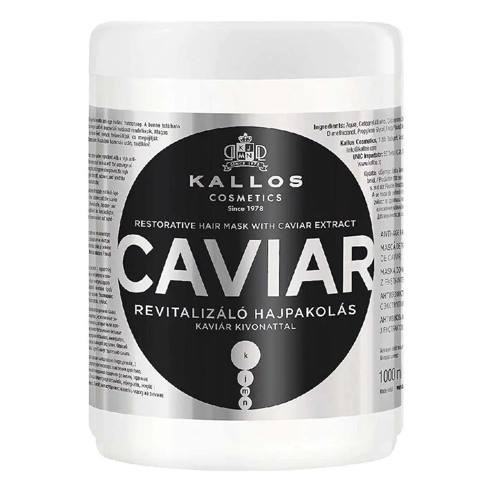 Kallos Cosmetics Caviar Μάσκα Μαλλιών για Γυναίλες, 1000ml Kallos Cosmetics Caviar Μάσκα Μαλλιών για Γυναίλες, 1000ml