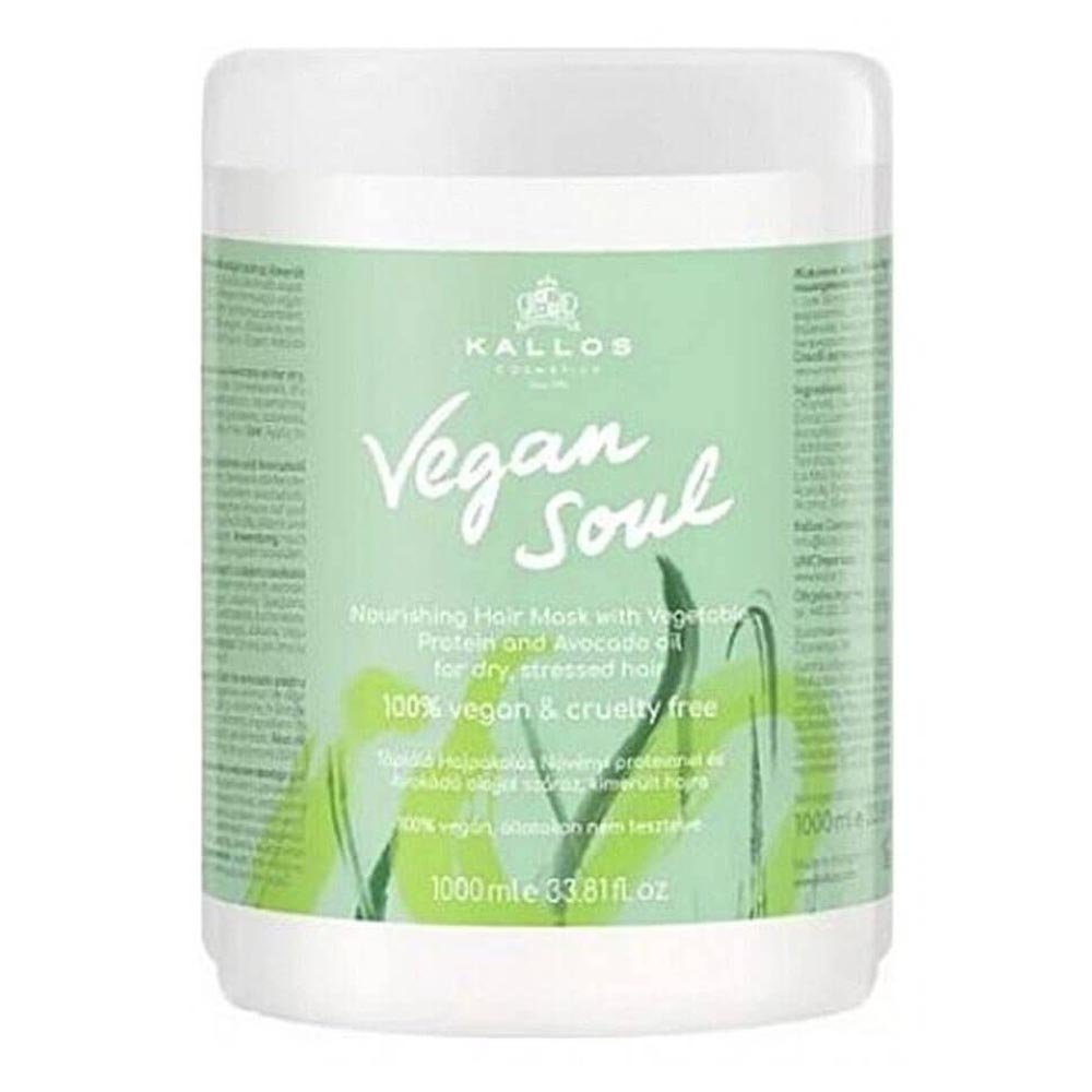 Kallos Vegan Soul Nourishing Hair Mask, 1000ml Kallos Vegan Soul Nourishing Hair Mask, 1000ml