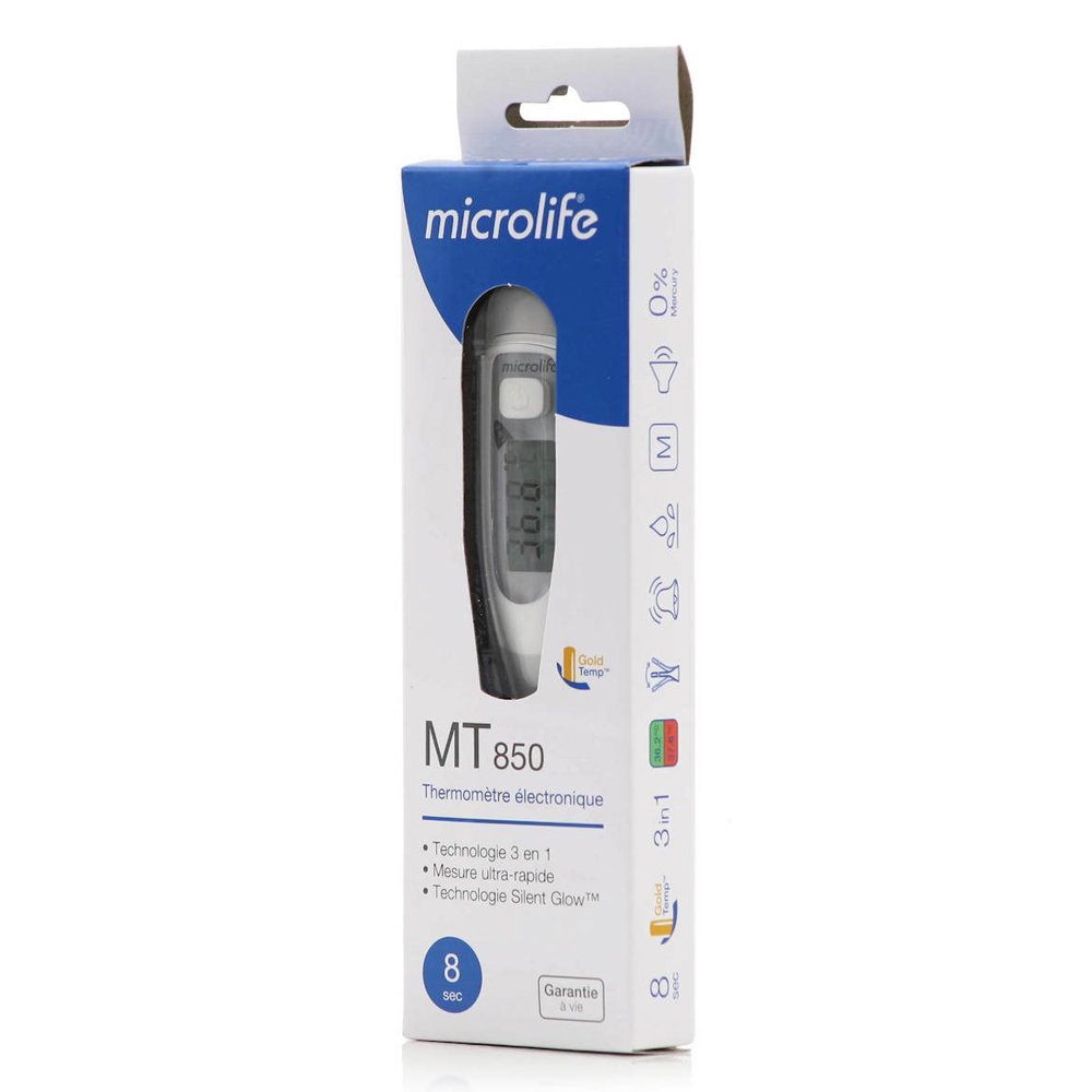 Microlife Ψηφιακό Θερμόμετρο Μασχάλης Κατάλληλο για Μωρά Γκρι MT850, 1τμχ