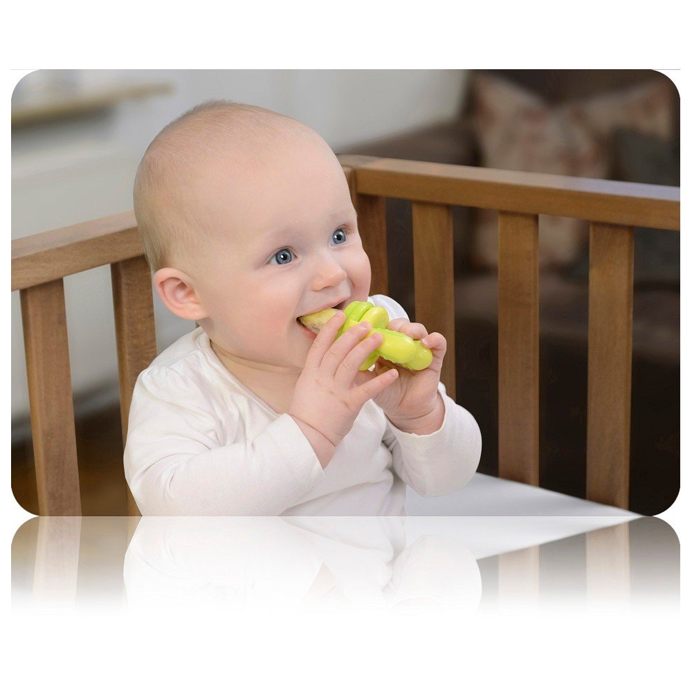 Kidsme Food Feeder Πιπίλα φαγητού σιλικόνης Lime - Medium 4+ Μηνών KID-0075, 1τμχ