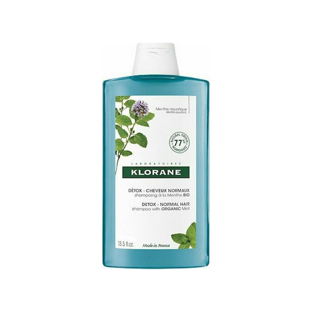 Klorane Aquatic Mint Shampoo - Σαμπουάν Αποτοξίνωσης από την Ρύπανση με Υδάτινη Μέντα BIO (200ml)