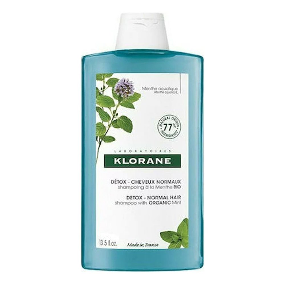 Klorane Aquatic Mint Shampoo Σαμπουάν Αποτοξίνωσης από την Ρύπανση με Υδάτινη Μέντα BIO, 200ml