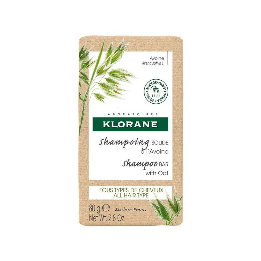 Klorane Shampoo Bar with Mango Σαμπουάν με Γαλάκτωμα Βρώμης 80gr