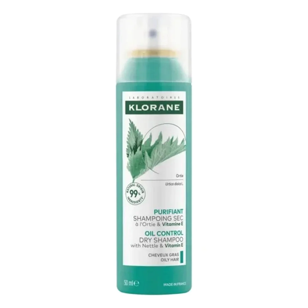 Klorane Dry Shampoo with Nettle & Vitamin E Tinted Ξηρό Σαμπουάν για Λιπαρά Μαλλιά με Τσουκνίδα και Βιταμίνη Ε, 50ml Klorane Dry Shampoo with Nettle & Vitamin E Tinted Ξηρό Σαμπουάν για Λιπαρά Μαλλιά με Τσουκνίδα και Βιταμίνη Ε, 50ml