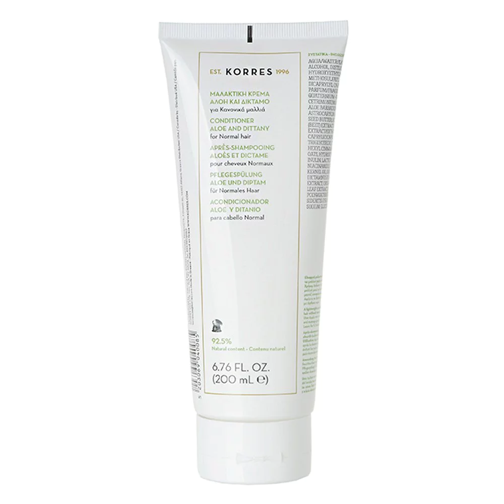Korres Conditioner Μαλακτική Κρέμα για Κανονικά Μαλλιά με Αλόη και Δίκταμο, 200ml Korres Conditioner Μαλακτική Κρέμα για Κανονικά Μαλλιά με Αλόη και Δίκταμο, 200ml