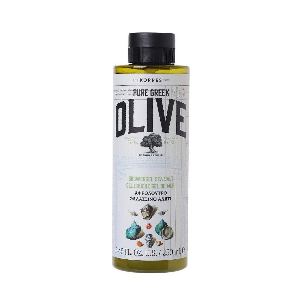 Korres Pure Greek Olive Αφρόλουτρο Θαλασσινό Αλάτι, 250ml