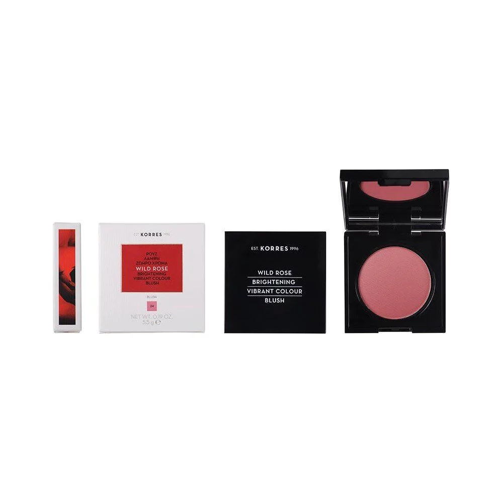 Korres Άγριο Τριαντάφυλλο Ρουζ 24 Dusty Rose, 5.5gr Korres Άγριο Τριαντάφυλλο Ρουζ 24 Dusty Rose, 5.5gr