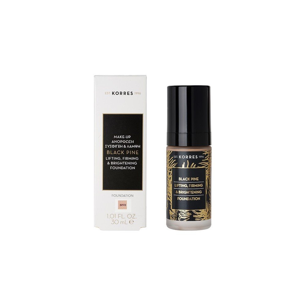 Korres Korres Μαύρη Πεύκη Make Up - Ανόρθωση, Σύσφιγξη & Λάμψη, Ανοιχτή Απόχρωση BPF00, 30ml Korres Korres Μαύρη Πεύκη Make Up - Ανόρθωση, Σύσφιγξη & Λάμψη, Ανοιχτή Απόχρωση BPF00, 30ml