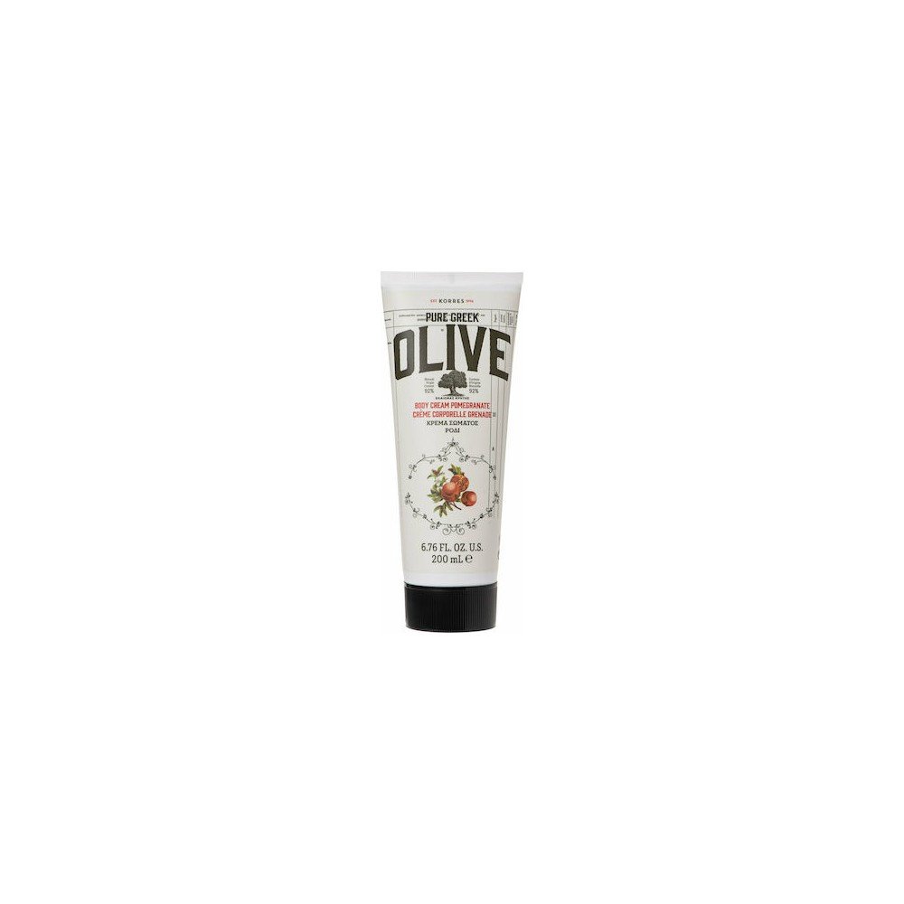 Korres Pure Greek Olive Body Cream Pomegranate Κρέμα Σώματος Ρόδι, 200ml