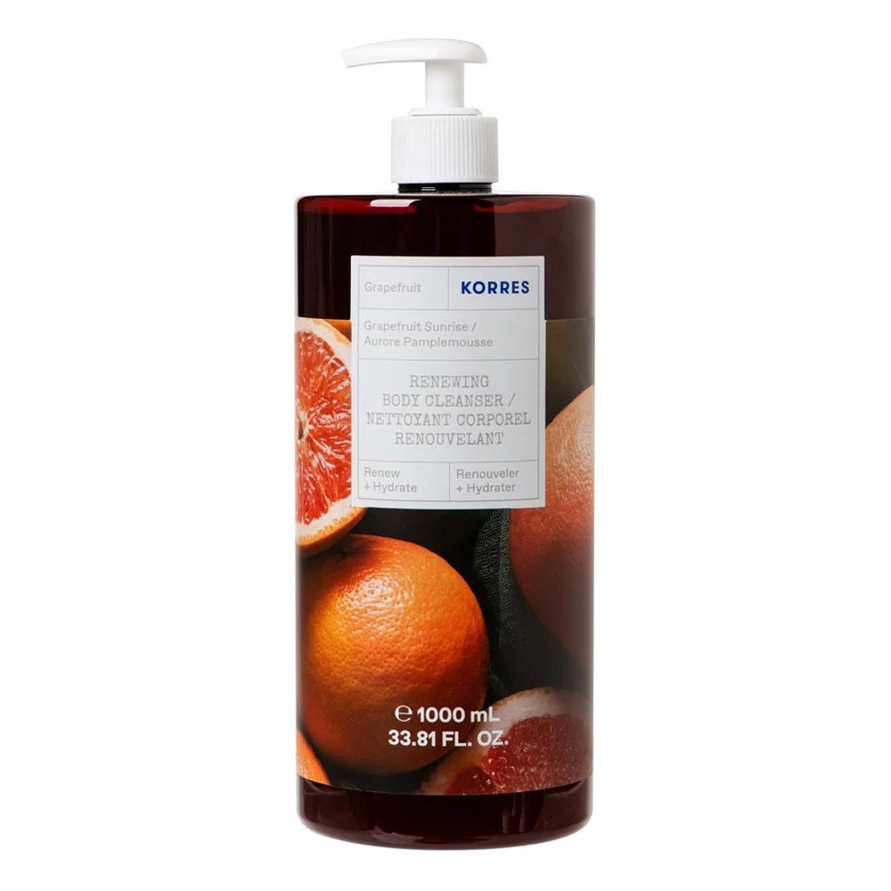 Korres Renewing Body Cleanser Grapefruit Αφρόλουτρο Σώματος, 1000ml