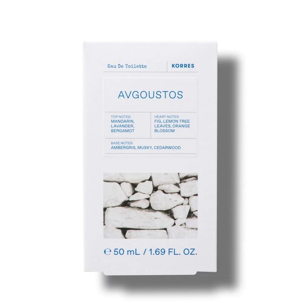 Korres Avgoustos Eau De Toilette Ανδρικό Άρωμα, 50ml