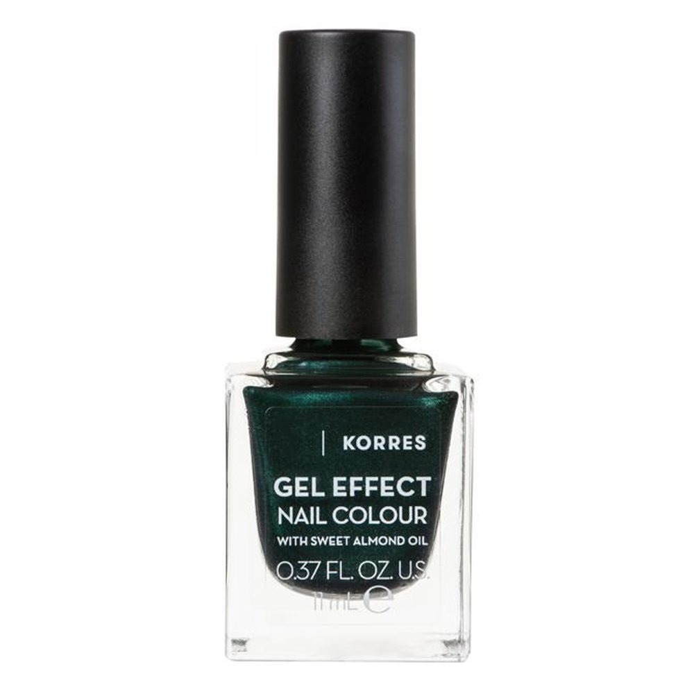 Korres Gel Effect Nail Color Βερνίκι Νυχιών Velvet Green 89 , 11ml