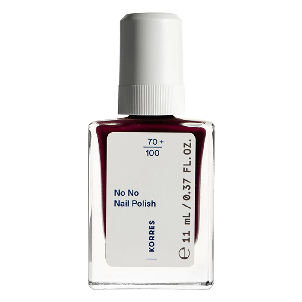 Korres No No Nail Polish Βερνίκι Νυχιών 59 Burgundy Red, 11ml Korres No No Nail Polish Βερνίκι Νυχιών 59 Burgundy Red, 11ml