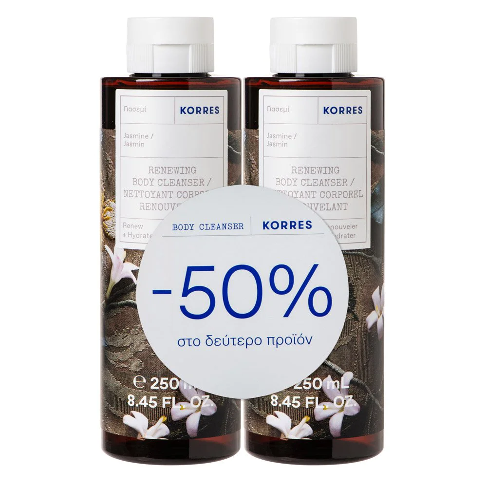 Korres Σετ Γιασεμί Αφρόλουτρο, 2x250ml Korres Σετ Γιασεμί Αφρόλουτρο, 2x250ml