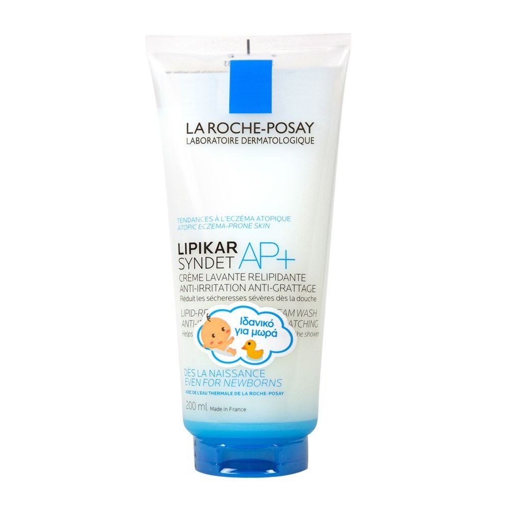 La Roche Posay Lipikar Syndet AP+ Κρέμα Καθαρισμού για το Πολύ Ξηρό Δέρμα με Τάση Ατοπίας, 200ml