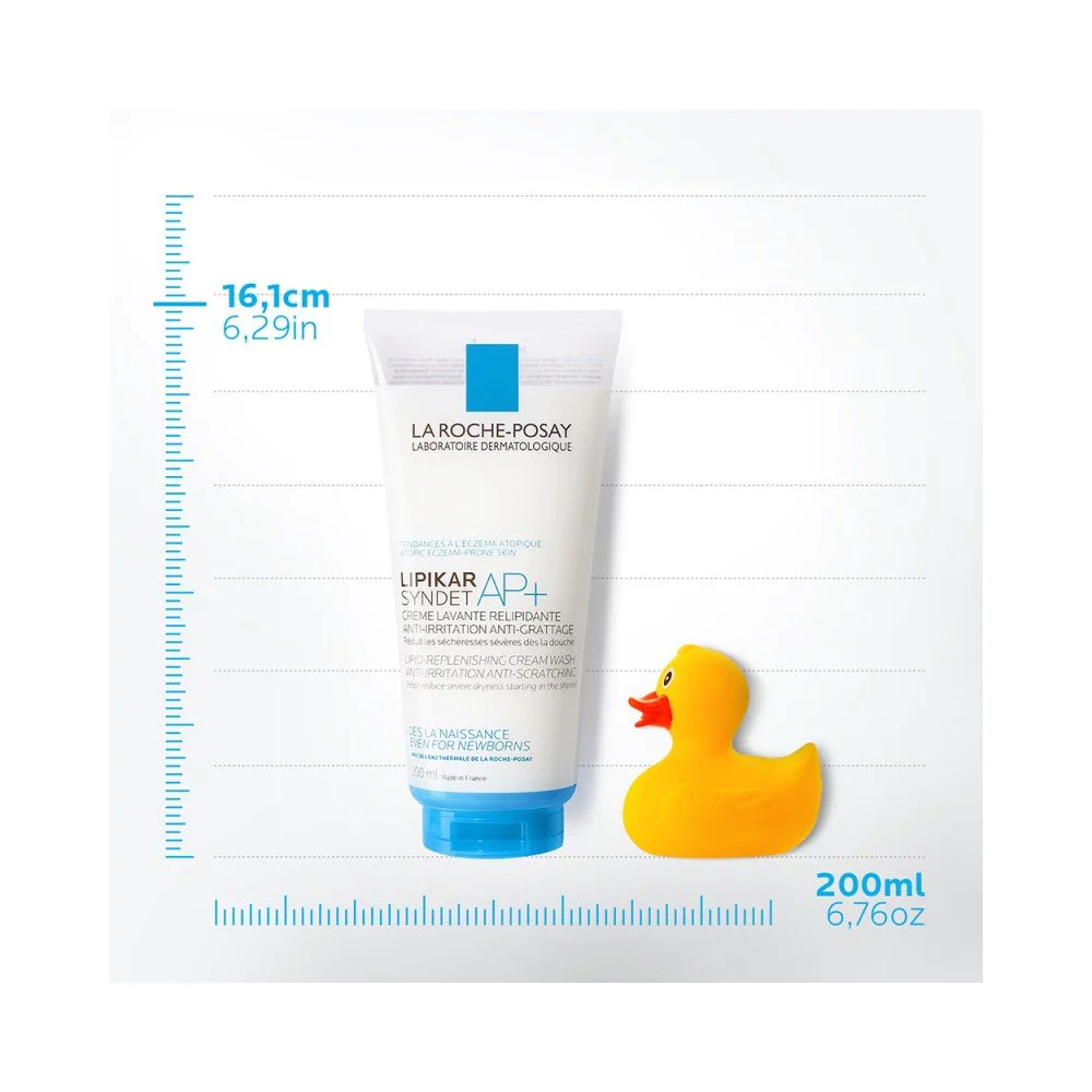 La Roche Posay Lipikar Syndet AP+ Κρέμα Καθαρισμού για το Πολύ Ξηρό Δέρμα με Τάση Ατοπίας, 200ml La Roche Posay Lipikar Syndet AP+ Κρέμα Καθαρισμού για το Πολύ Ξηρό Δέρμα με Τάση Ατοπίας, 200ml