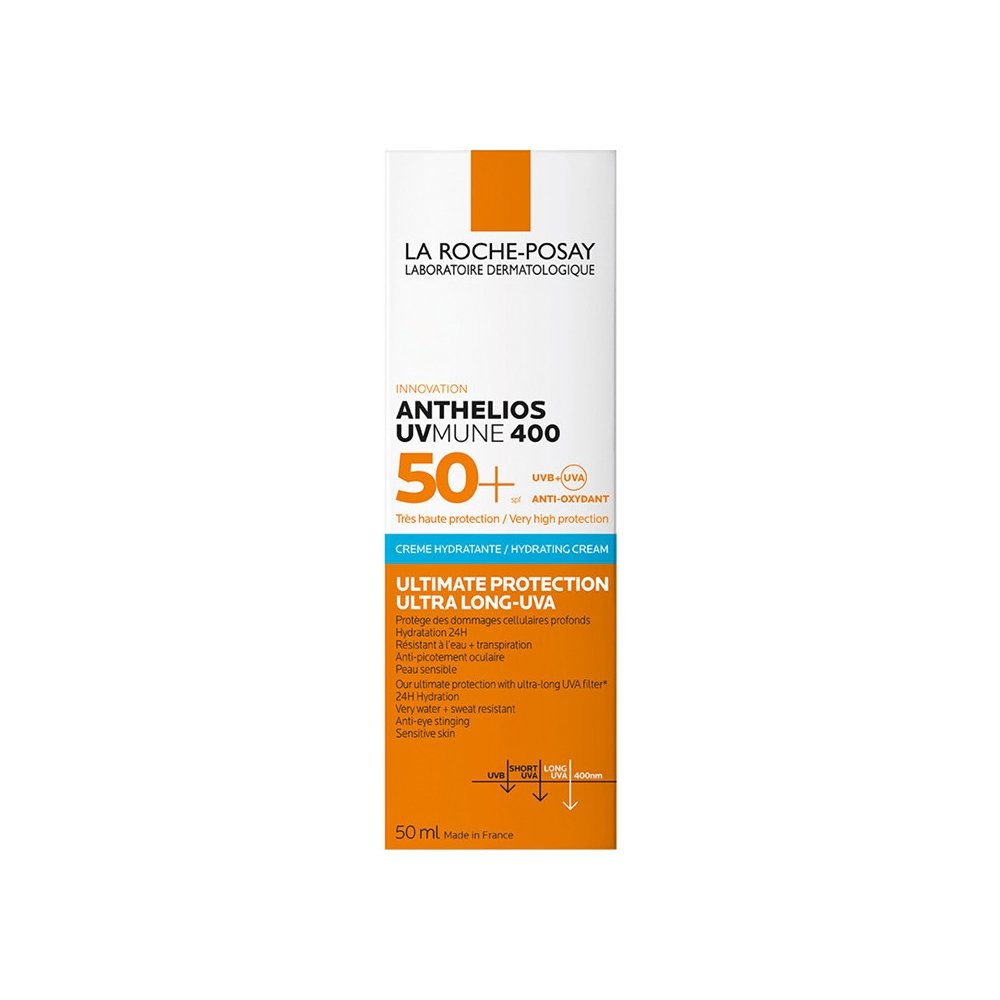 La Roche Posay Anthelios UVMune 400 SPF50+ Αντηλιακή Κρέμα Προσώπου με Άρωμα, 50ml